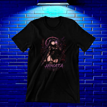 Camiseta Naruto Hinata NIVOR diseño CAVOX negro