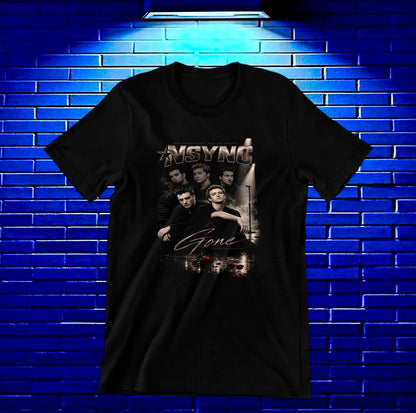 Camiseta NSYNC – BAMOR – Diseño BANIX – Negro