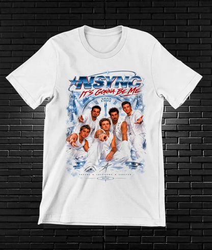 Camiseta NSYNC – BAMOR – Diseño MERON – Blanco
