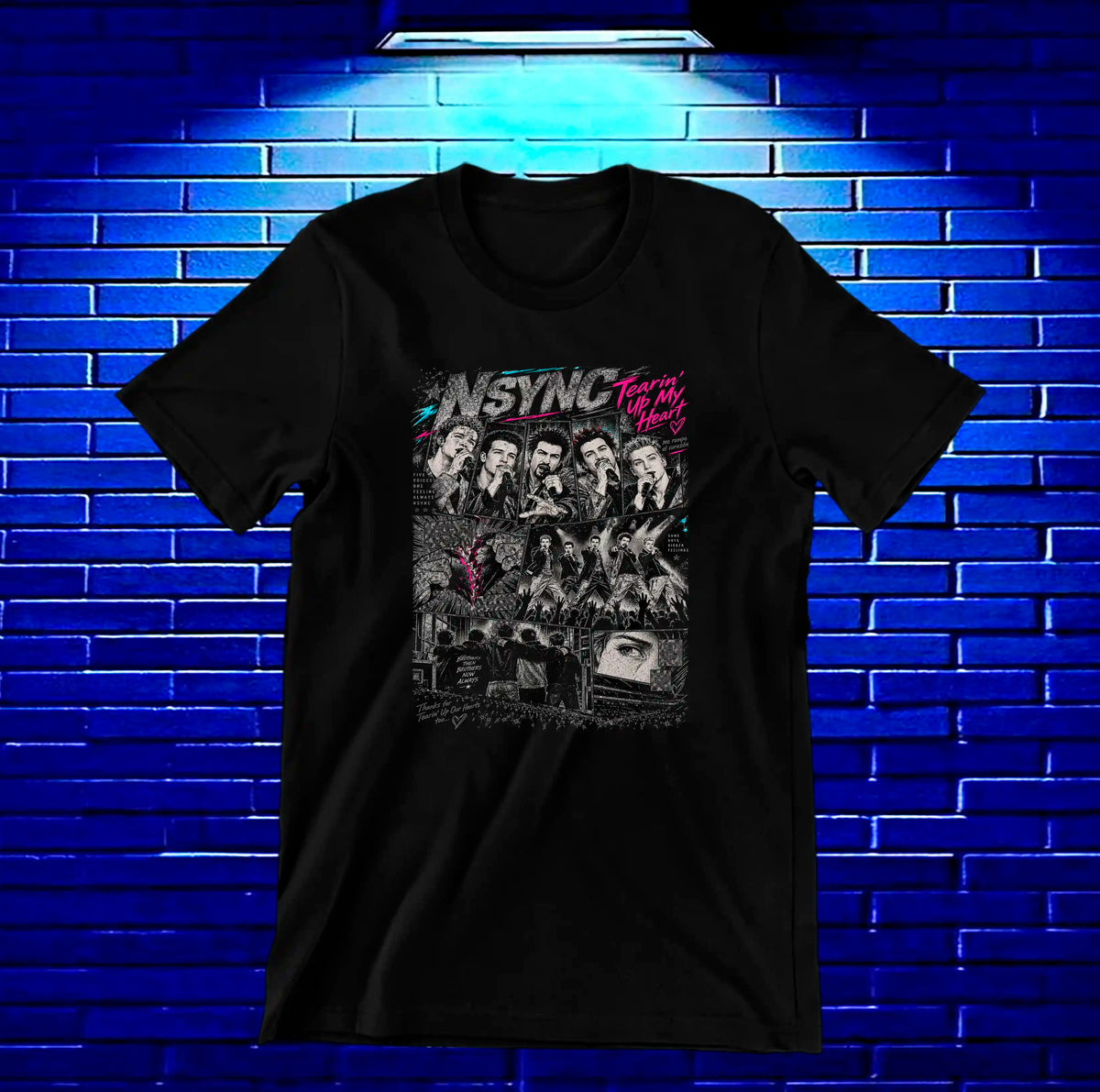 Camiseta NSYNC – CAMINE – Diseño CAVOX – Negro