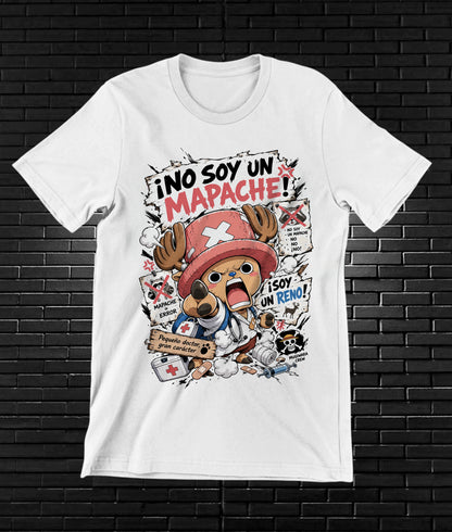 Camiseta One Piece Chopper – BAMOR – Diseño CAVOX – Blanco