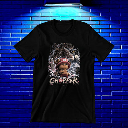 Camiseta One Piece Chopper – BAMOR – Diseño CAVOX – Negro