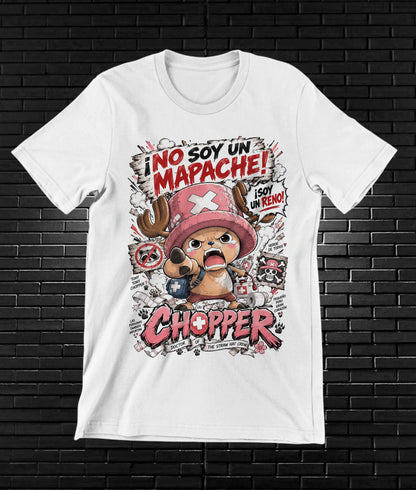 Camiseta One Piece Chopper – NIMOR – Diseño NIVRA – Blanco