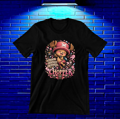 Camiseta One Piece Chopper – NIMOR – Diseño NIVRA – Negro