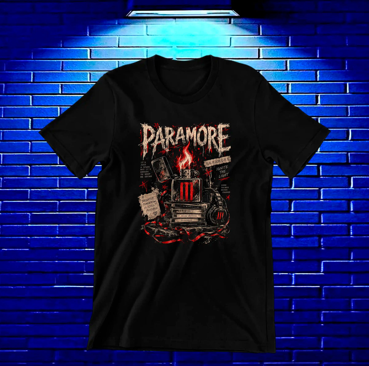 Camiseta Paramore BALOR - BANIX Negro
