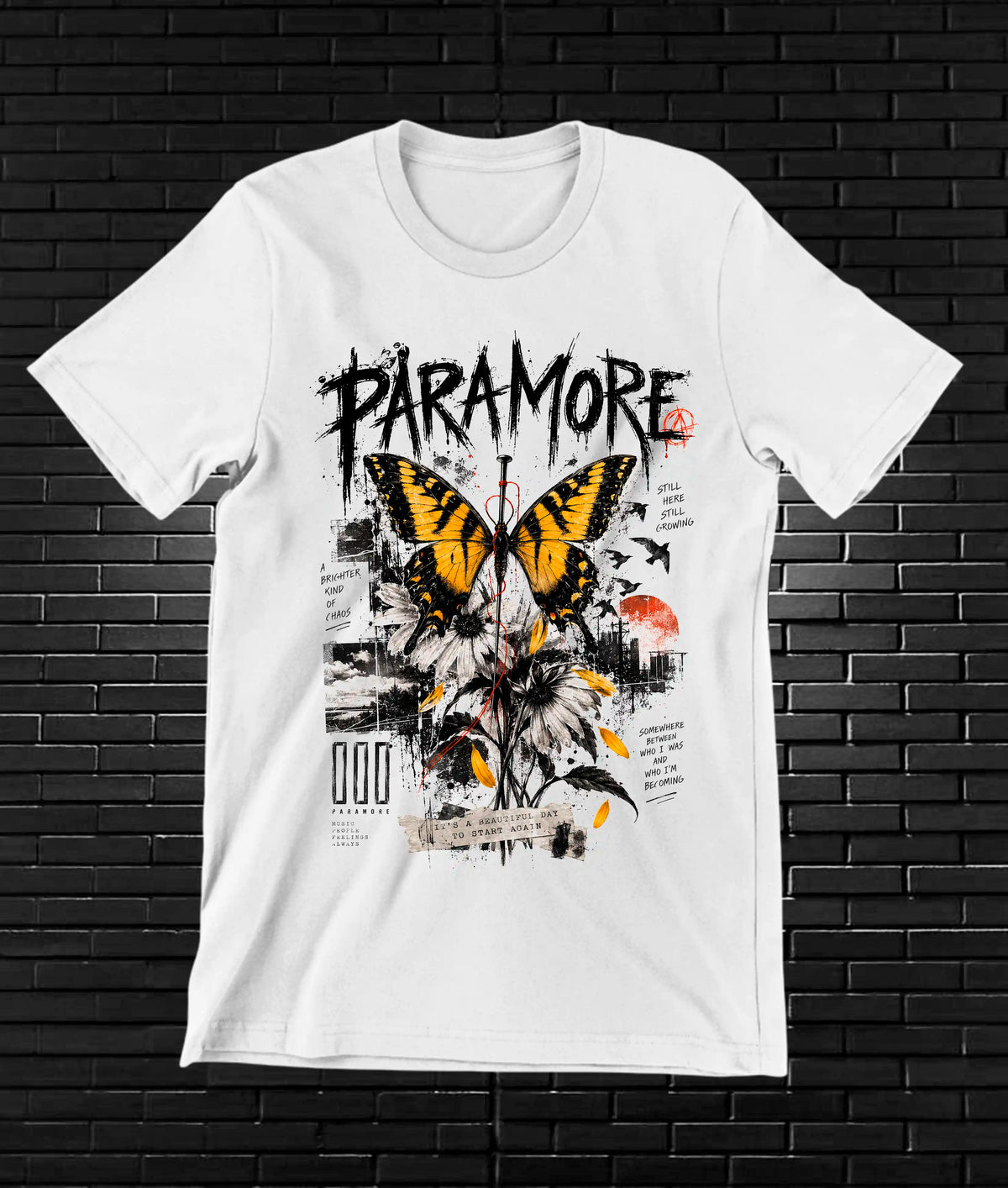 Camiseta Paramore BAMOR - BANIX Blanco