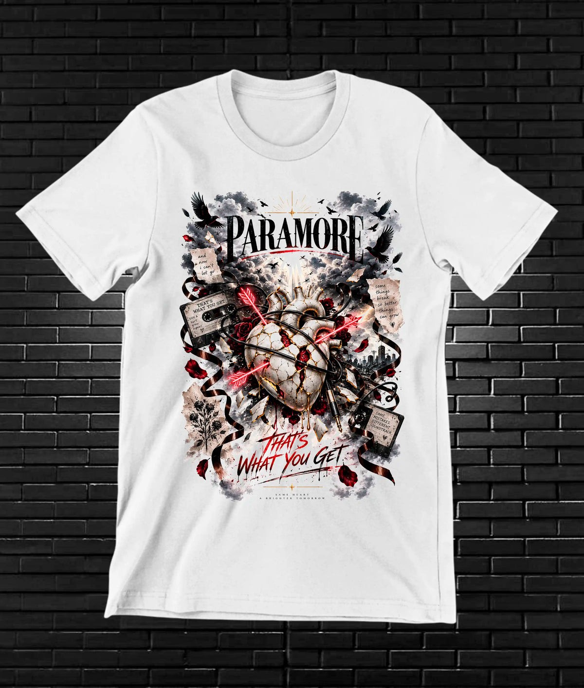 Camiseta Paramore BAMOR - BAREN Blanco