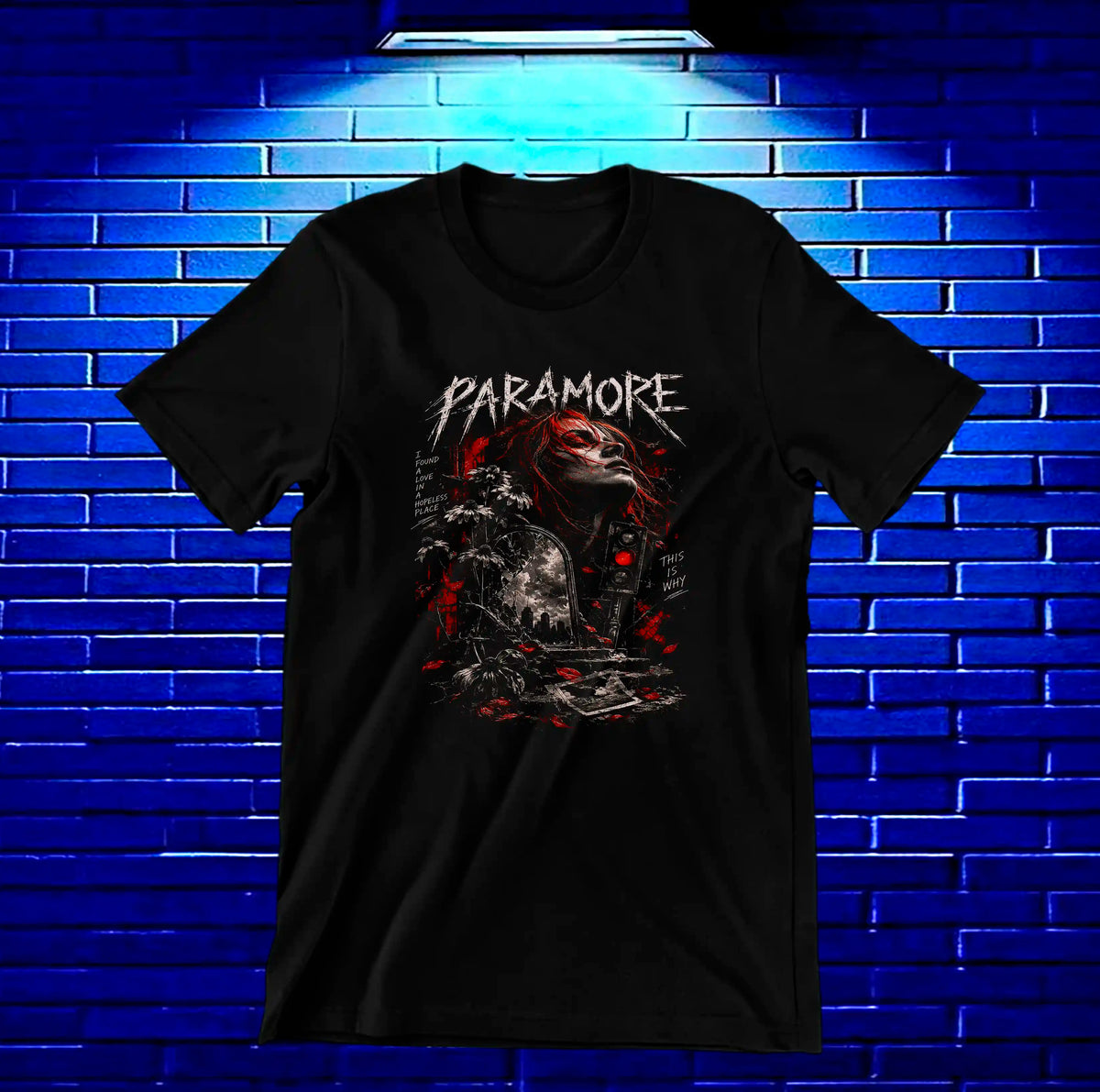 Camiseta Paramore CAMINE - MERON Negro