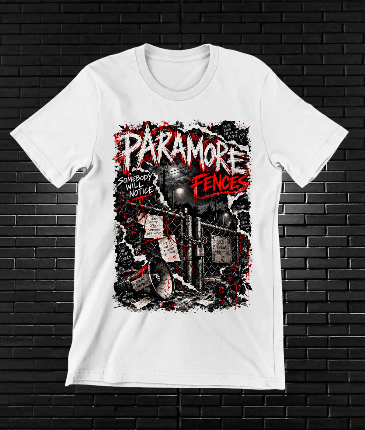 Camiseta Paramore MELAR - BAREN Blanco