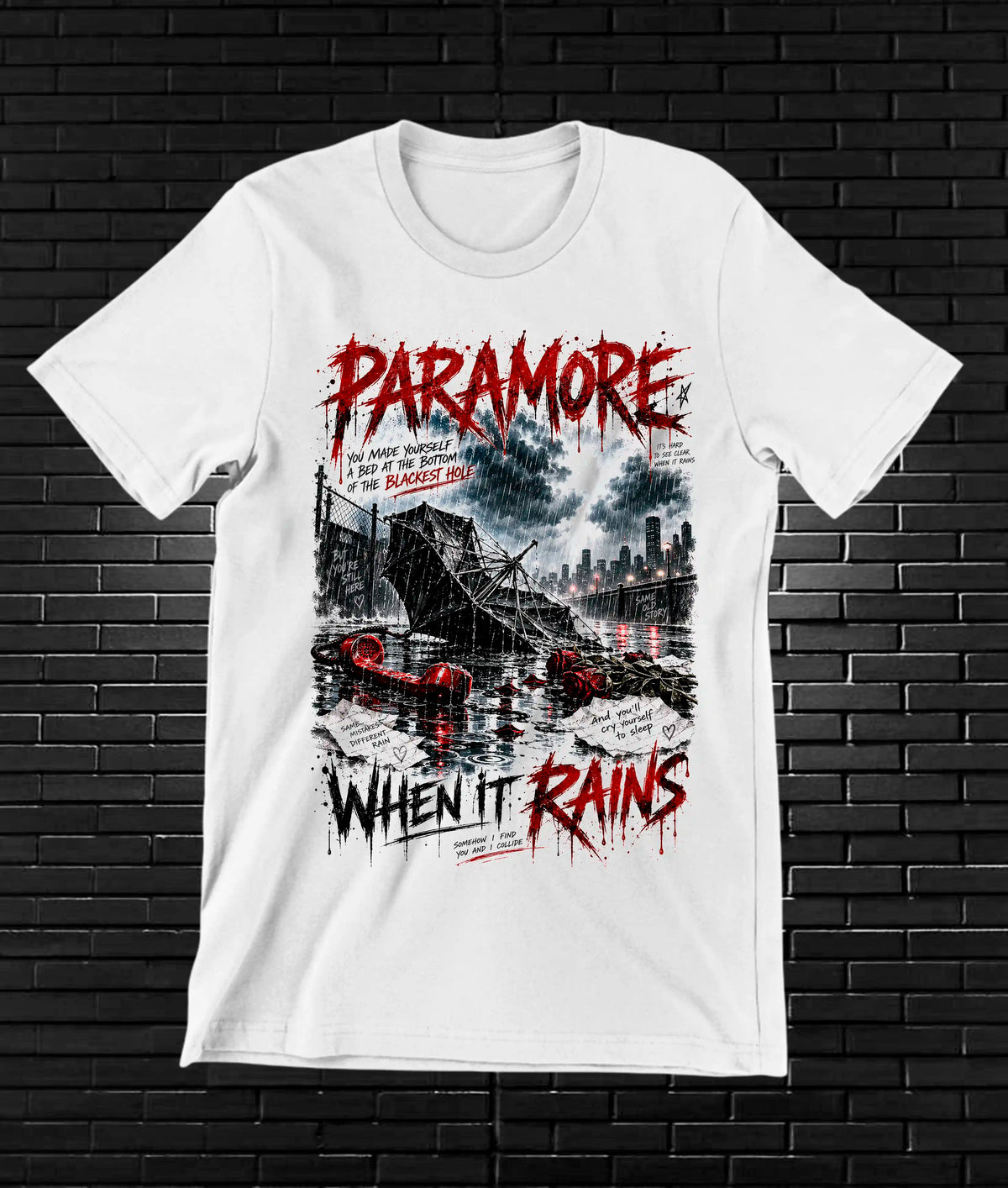 Camiseta Paramore NIMOR - BAREN Blanco