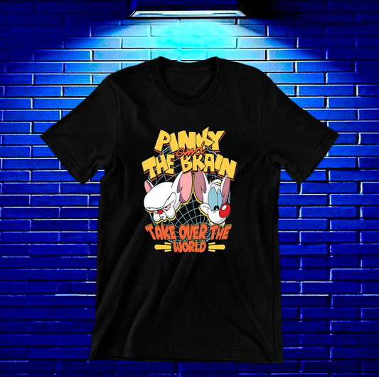 Camiseta Pinky y Cerebro BAMOR cavox negro