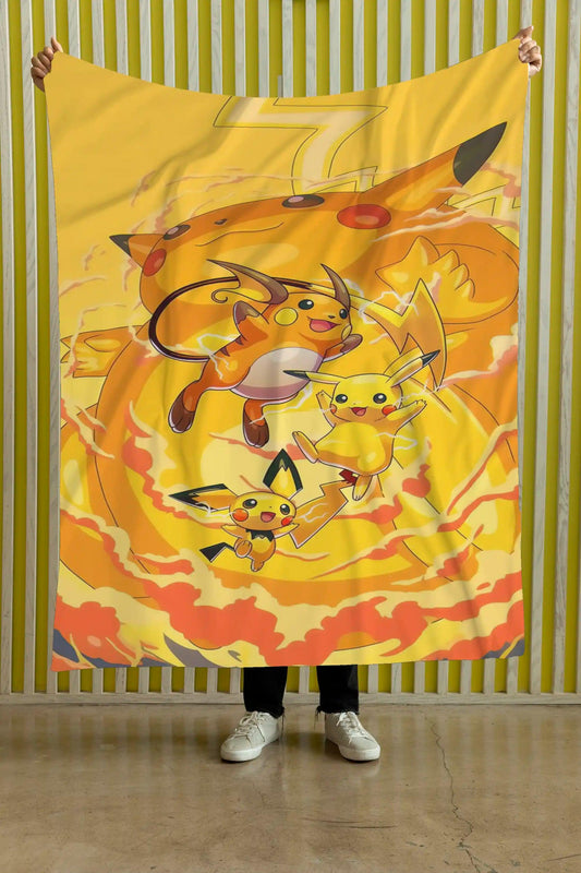 Cobija Pokémon – Pikachu y Raichu