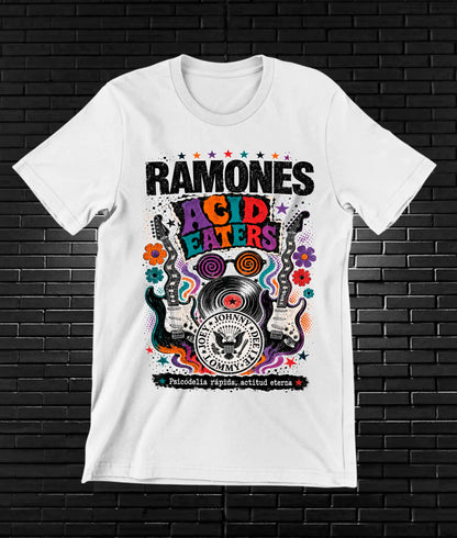 Camiseta Ramones BAMOR diseño BAREN color Blanco