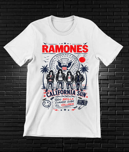 Camiseta Ramones NIMOR diseño CAVOX color Blanco