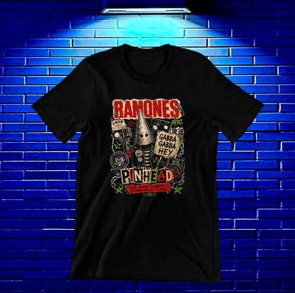 Camiseta Ramones NIMOR diseño NIVRA color Negro
