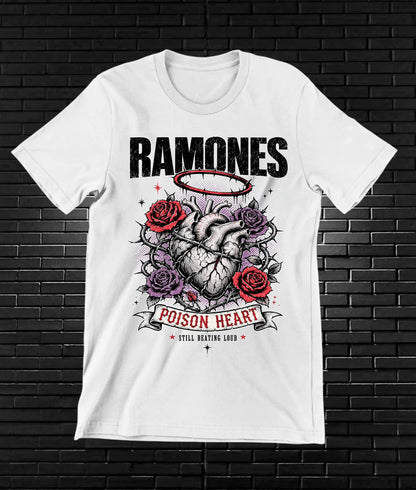 Camiseta Ramones BAYRA diseño BANIX color Blanco