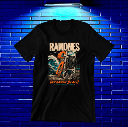 Camiseta Ramones BAYRA diseño BAREN color Negro