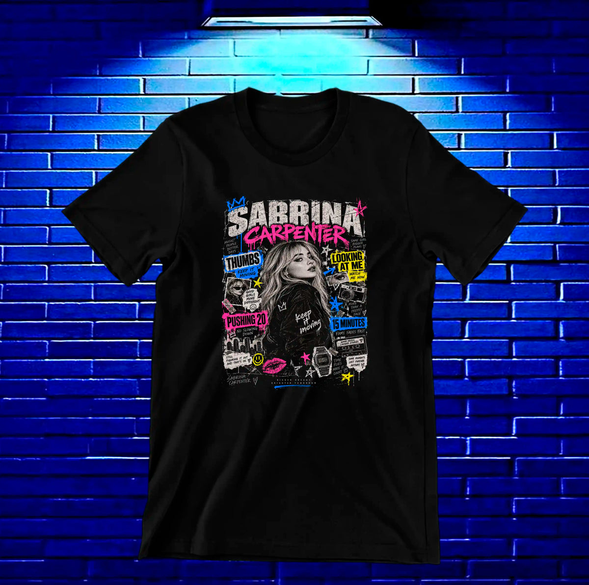 Camiseta Sabrina Carpenter BALOR - BAREN Negro