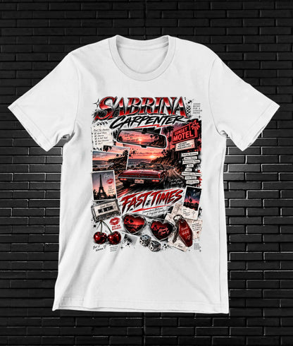 Camiseta Sabrina Carpenter BALOR - CAVOX Blanco