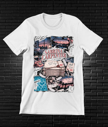 Camiseta Sabrina Carpenter BALOR - NIVRA Blanco