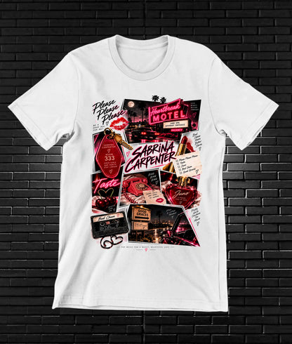 Camiseta Sabrina Carpenter BAMOR - BANIX Blanco