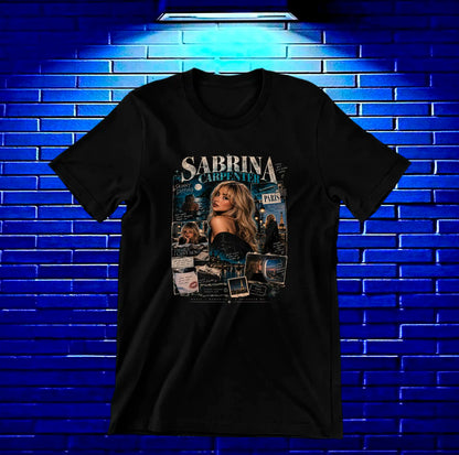 Camiseta Sabrina Carpenter BAMOR - BAREN Negro