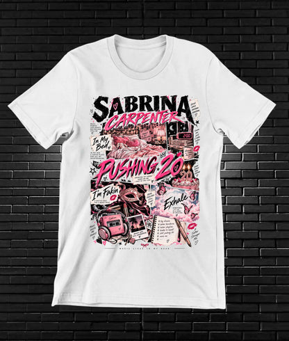 Camiseta Sabrina Carpenter BAXOR - BANIX Blanco