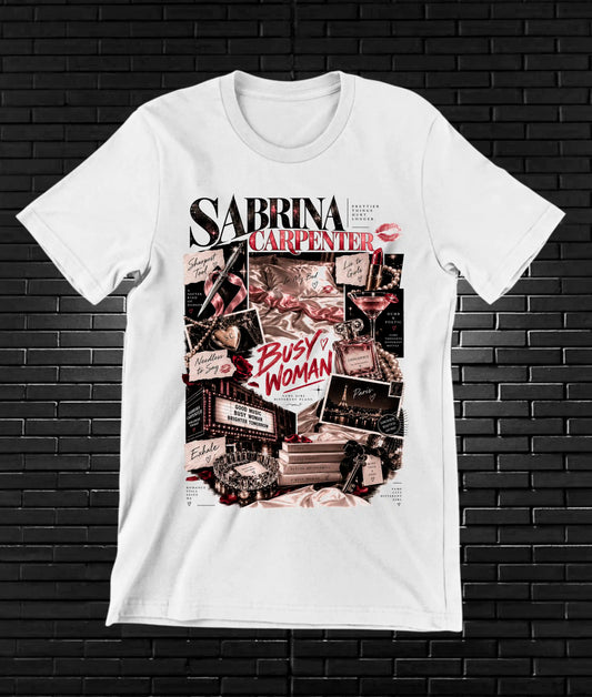 Camiseta Sabrina Carpenter BAXOR - MERON Blanco
