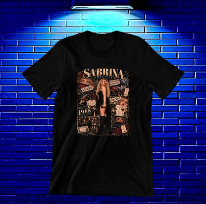 Camiseta Sabrina Carpenter BAXOR - NIVRA Negro