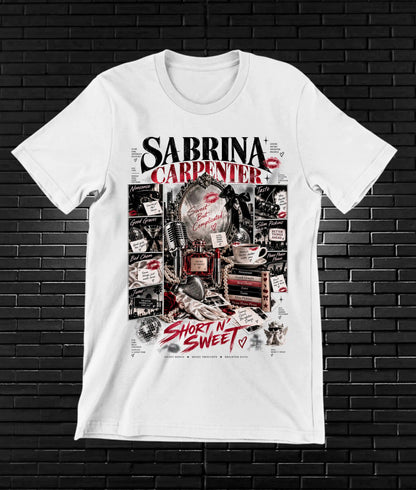 Camiseta Sabrina Carpenter CAMINE - CAVOX Blanco
