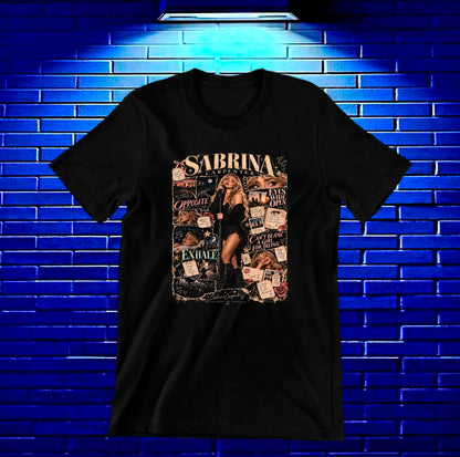 Camiseta Sabrina Carpenter CAMINE - CAVOX Negro