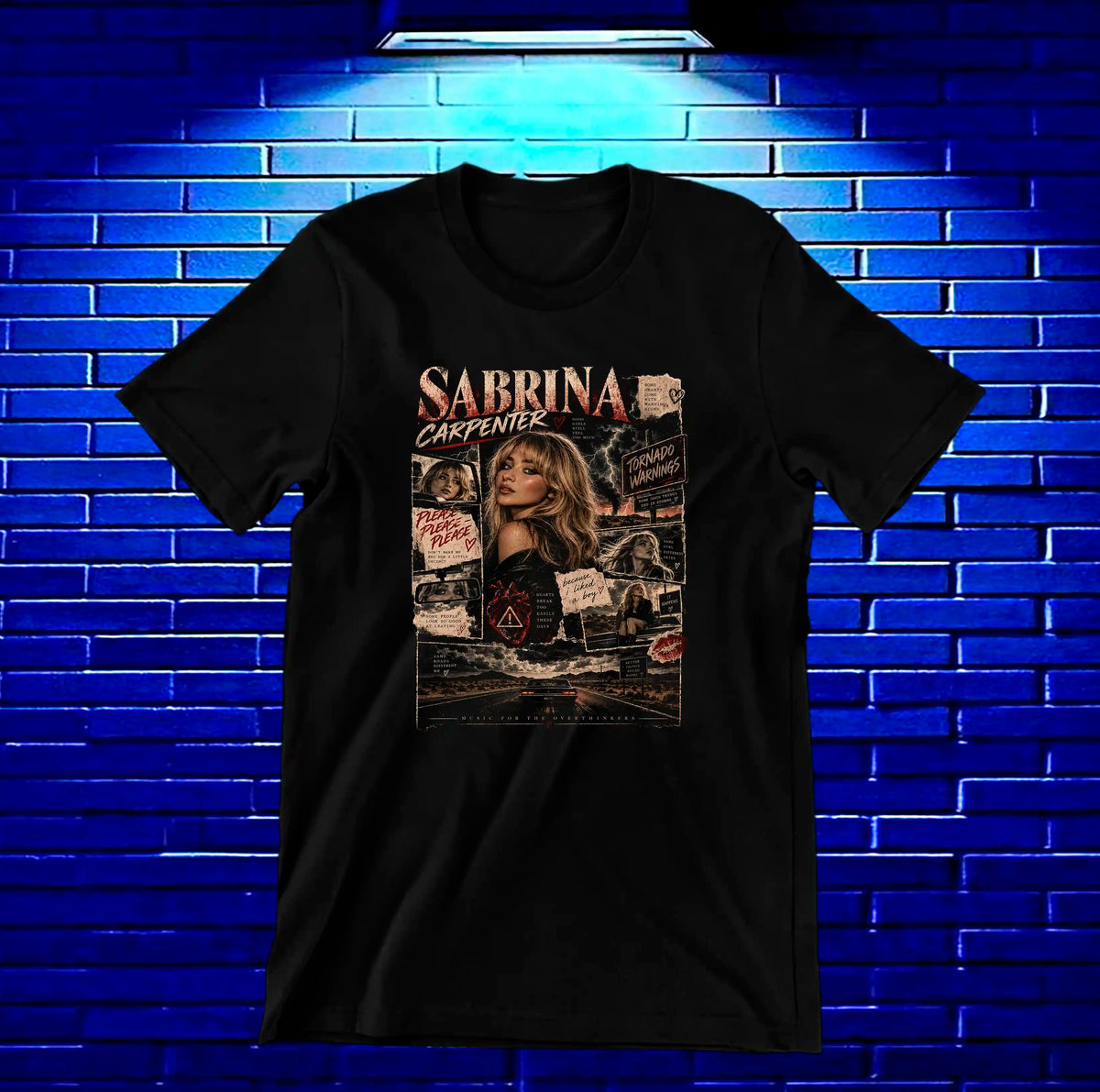 Camiseta Sabrina Carpenter MELAR - BANIX Negro