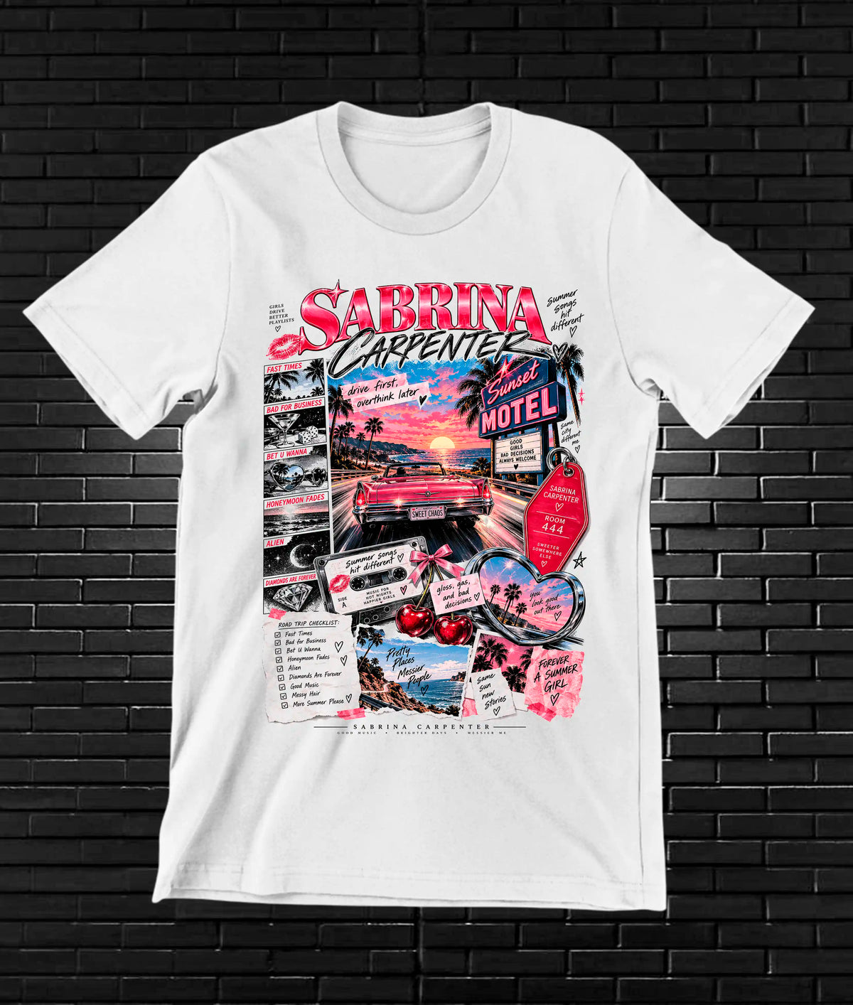 Camiseta Sabrina Carpenter MERAK - CAVOX Blanco