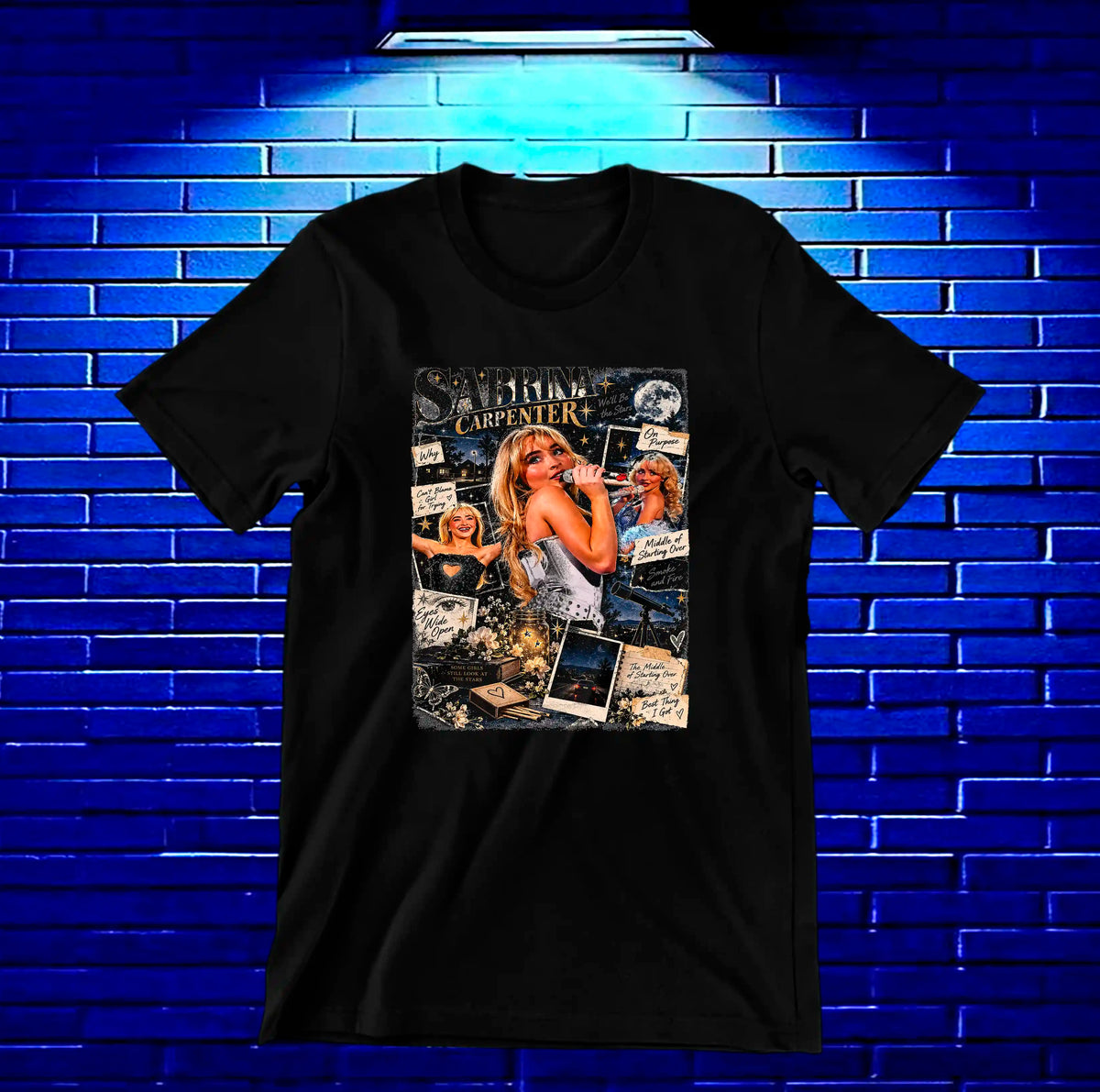 Camiseta Sabrina Carpenter NIMOR - BAREN Negro