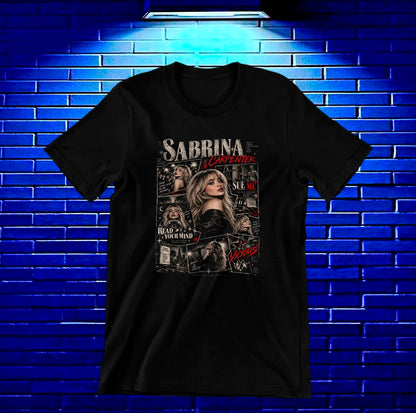 Camiseta Sabrina Carpenter NIMOR - MERON Negro