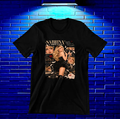 Camiseta Sabrina Carpenter NIMOR - NIVRA Negro