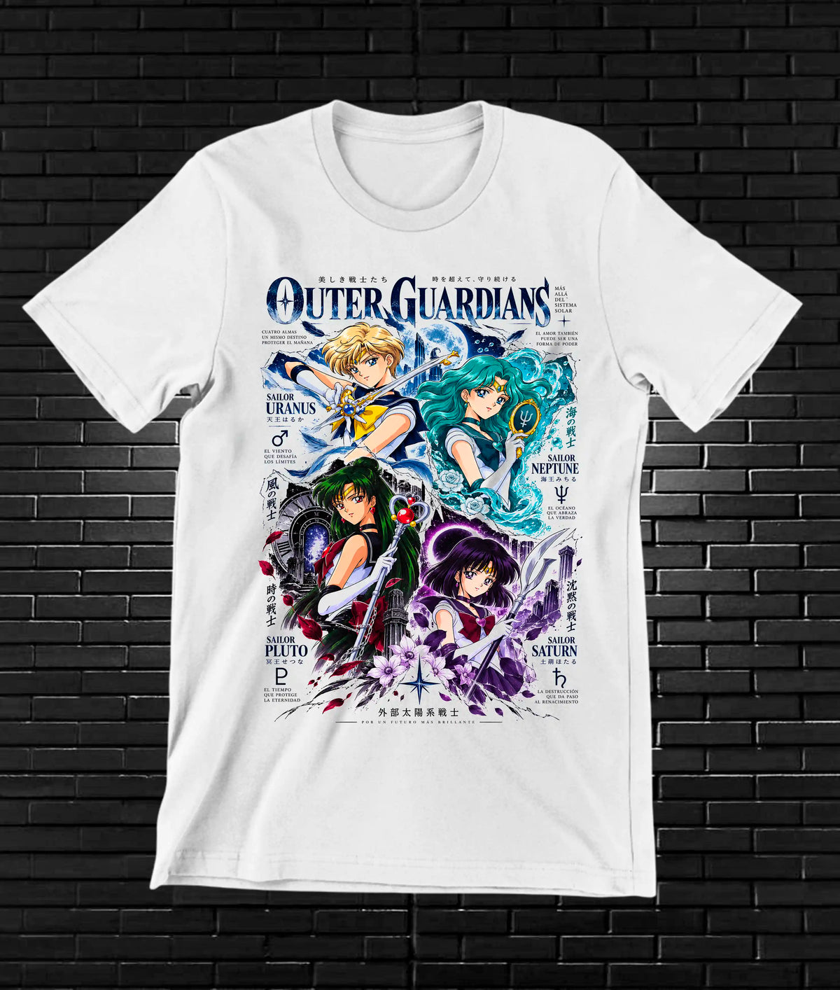 Camiseta Sailor Moon BALOR - CAVOX Blanco