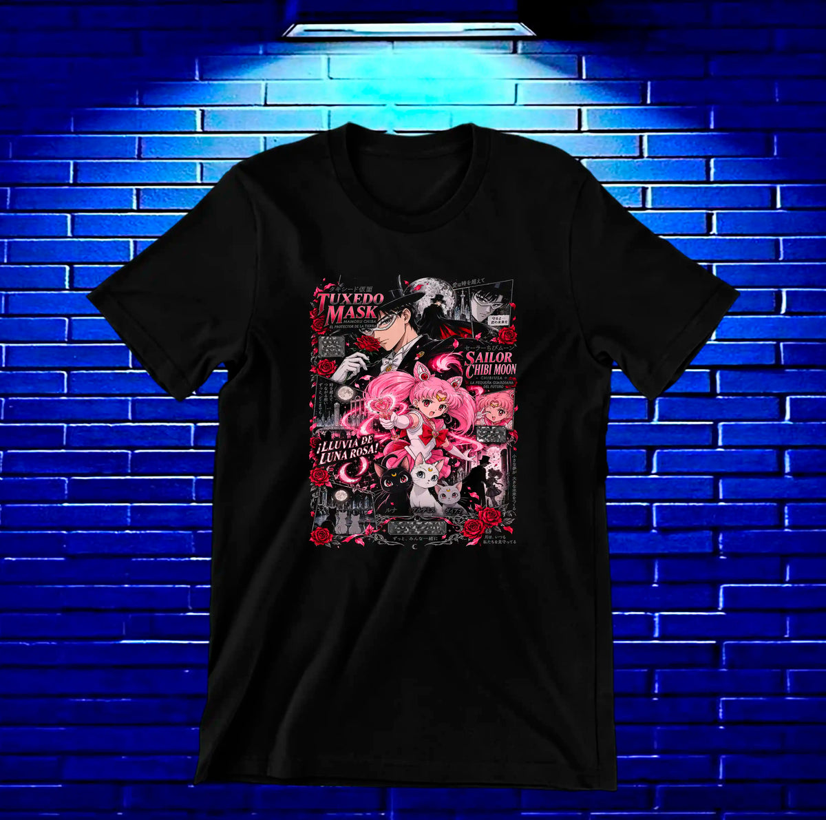 Camiseta Sailor Moon BALOR - CAVOX Negro