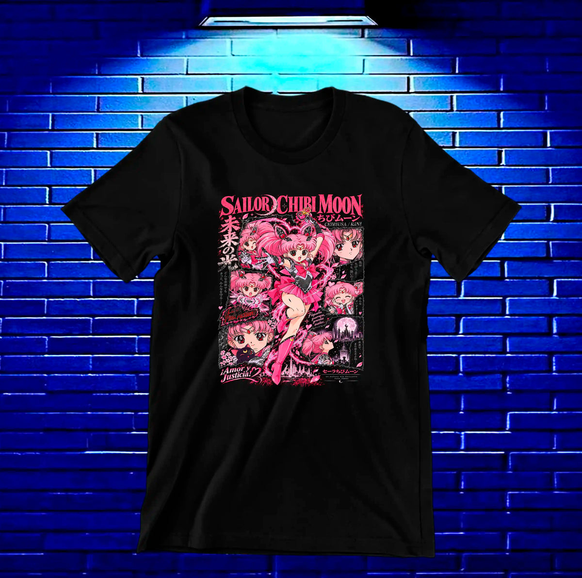 Camiseta Sailor Moon CAVEN - BANIX Negro