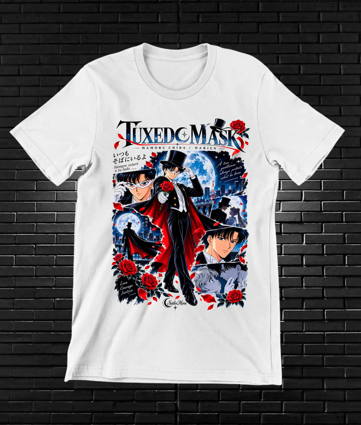 Camiseta Sailor Moon CAVEN - CAVOX Blanco