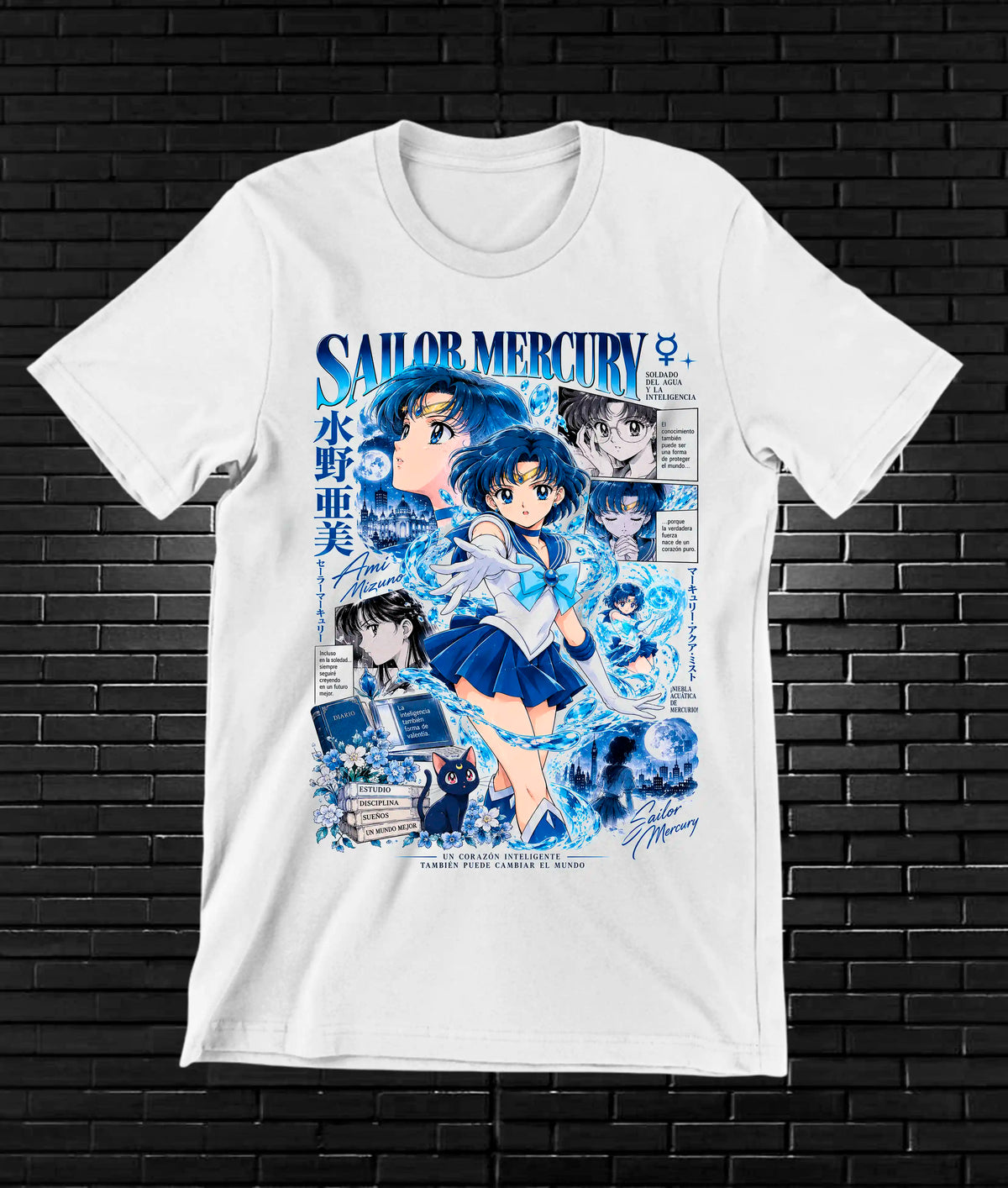 Camiseta Sailor Moon CAVEN - MERON Blanco