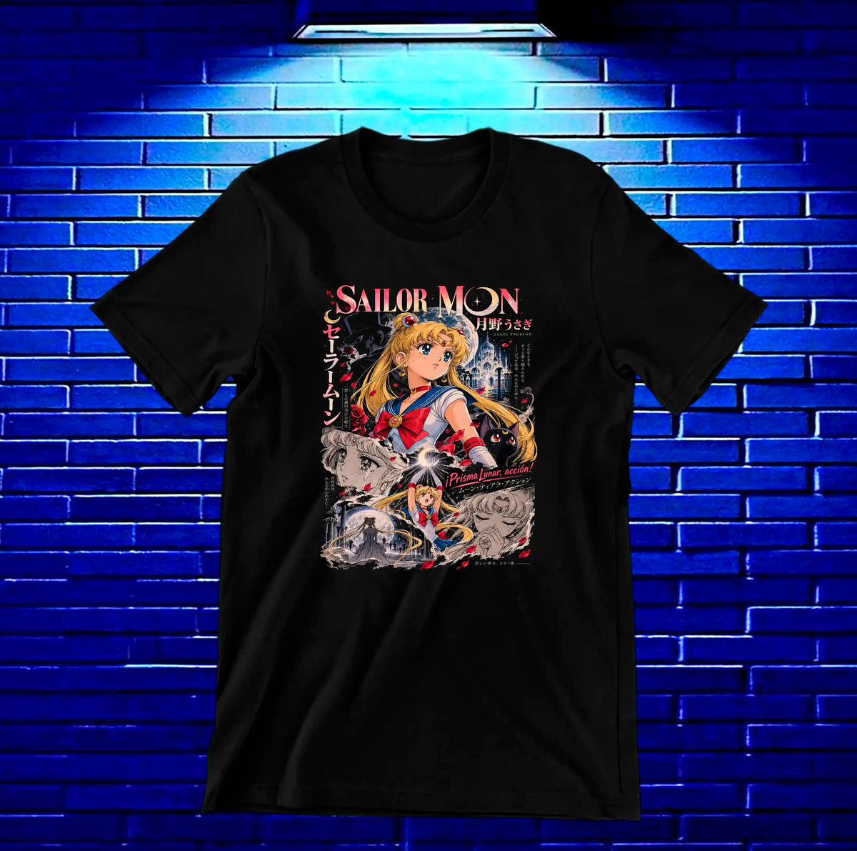 Camiseta Sailor Moon CAVEN - NIVRA Negro
