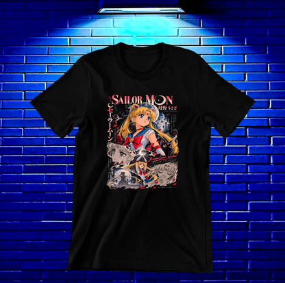 Camiseta Sailor Moon CAVEN - NIVRA Negro