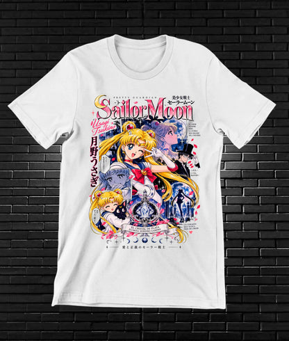 Camiseta Sailor Moon MELAR - MERON Blanco