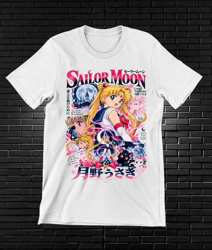 Camiseta Sailor Moon MELAR - NIVRA Blanco