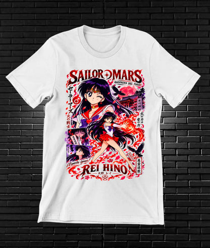 Camiseta Sailor Moon MERAK - MERON Blanco