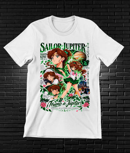 Camiseta Sailor Moon MERAK - NIVRA Blanco