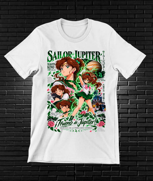 Camiseta Sailor Moon MERAK - NIVRA Blanco