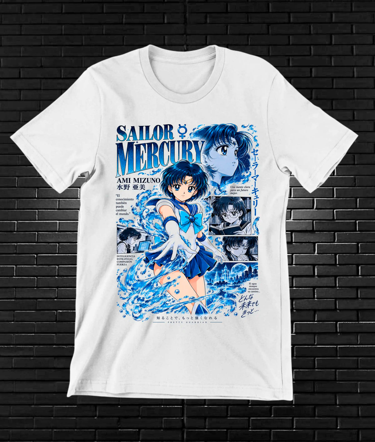 Camiseta Sailor Moon NIMOR - BANIX Blanco