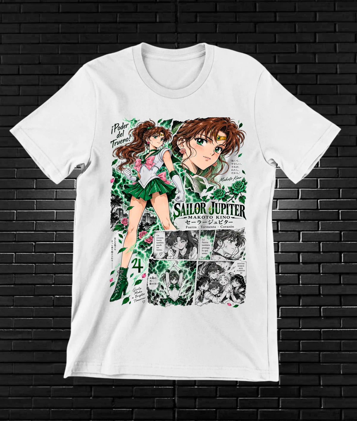 Camiseta Sailor Moon NIMOR - CAVOX Blanco